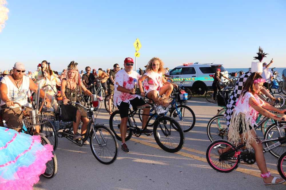 Zombie Bike Ride 2018 photo - Duval Street, Key West